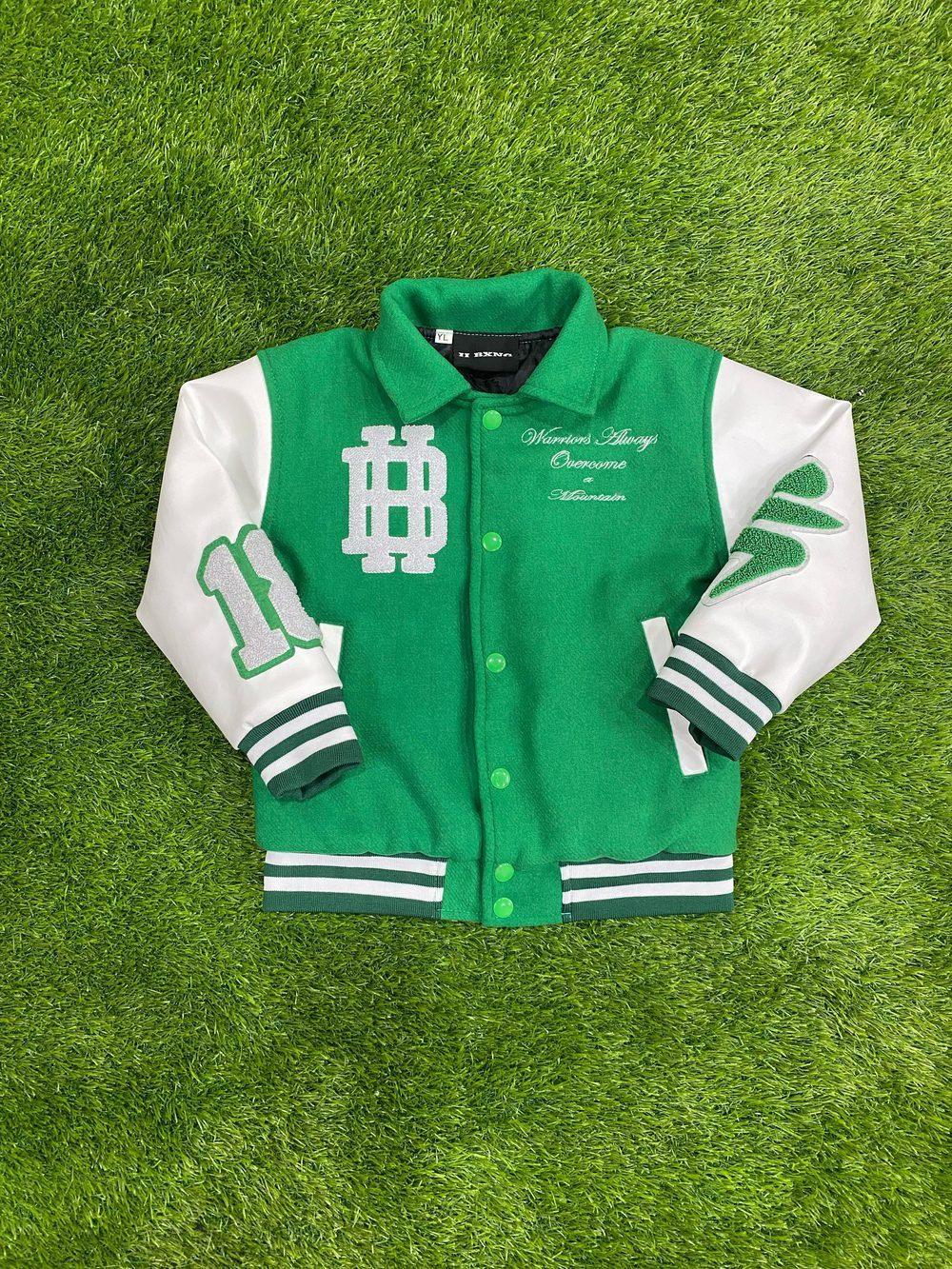 Varsity jacket groen