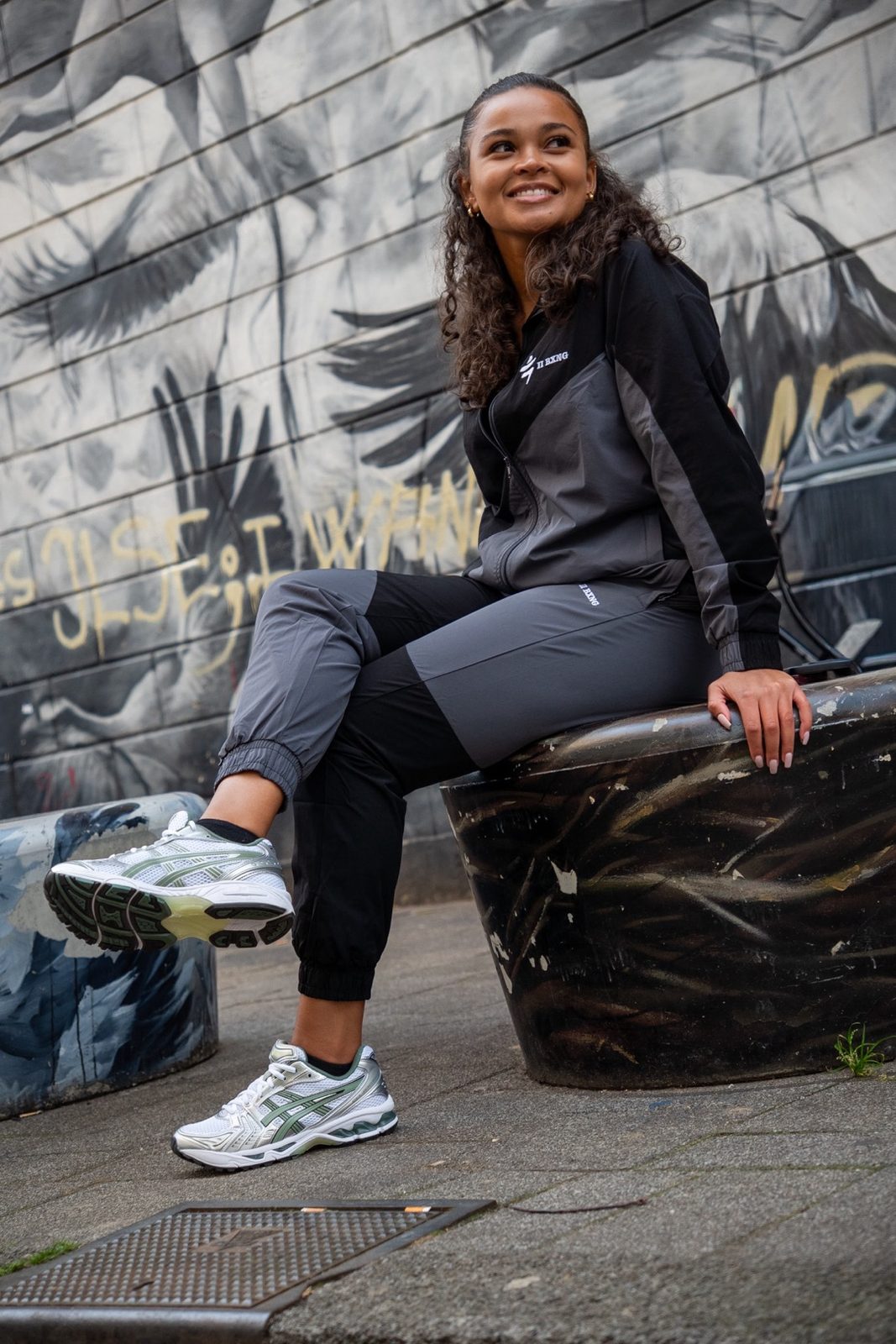 IIBXNG Zwart & Grijs tracksuit, dame
